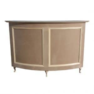 Curved Moulded Front Panel Reception Desk