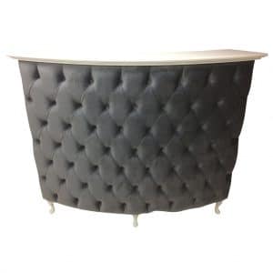 1500mm grey velvet front